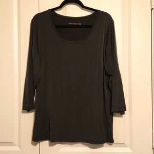 Olive green XL Susan Graver Blouse